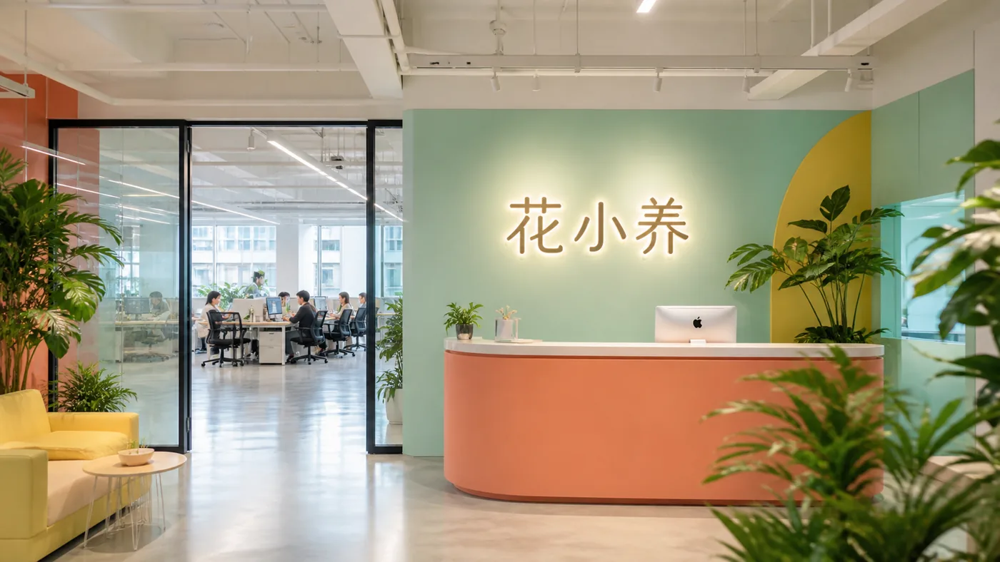 花小养办公室品牌前台